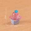 Glow In The Dark Miniature Cactus Resin Figurine Creative Desktop Decoration