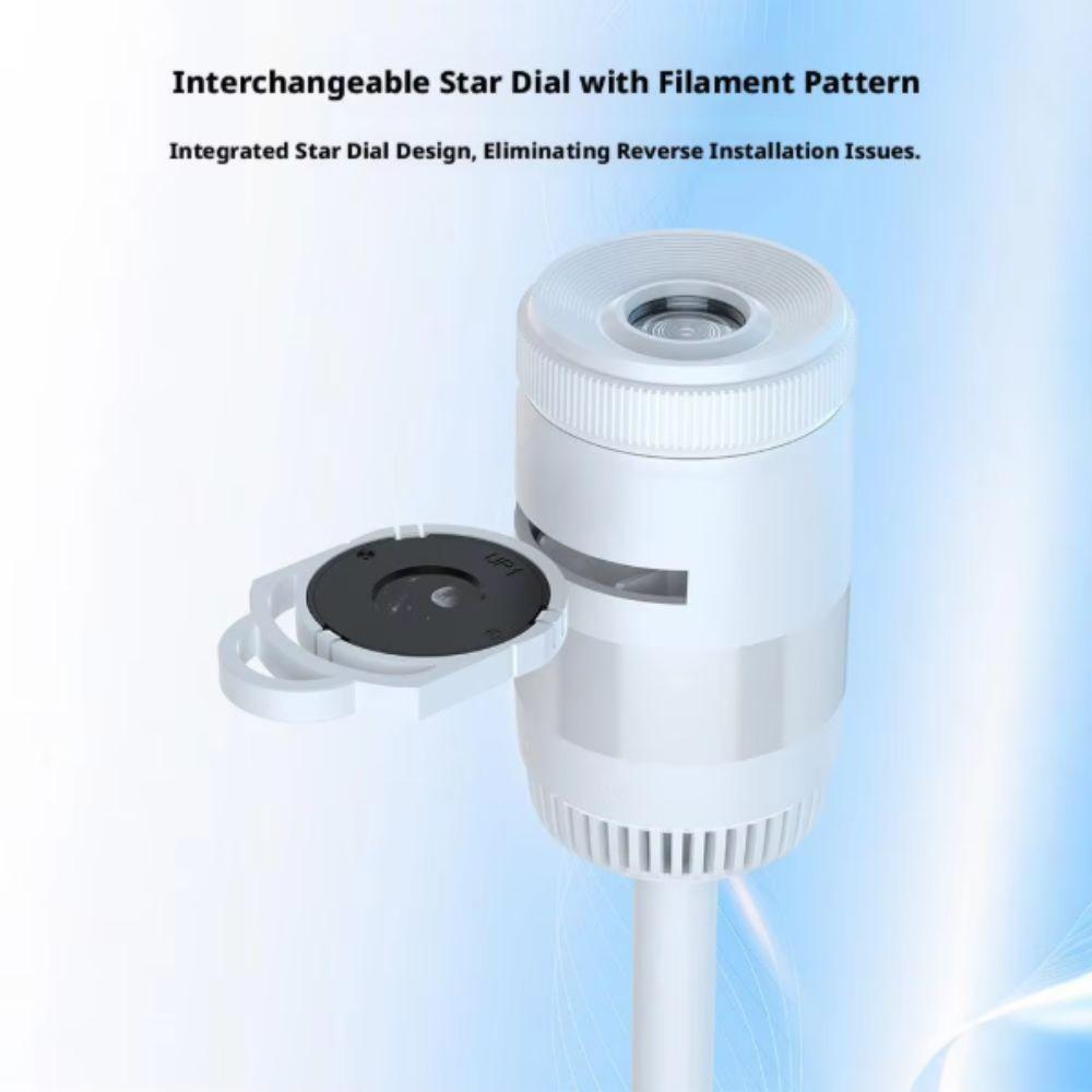 360 Degree Rotation Night Light Adjustable Focus Satellite Projector  Nighttime Use