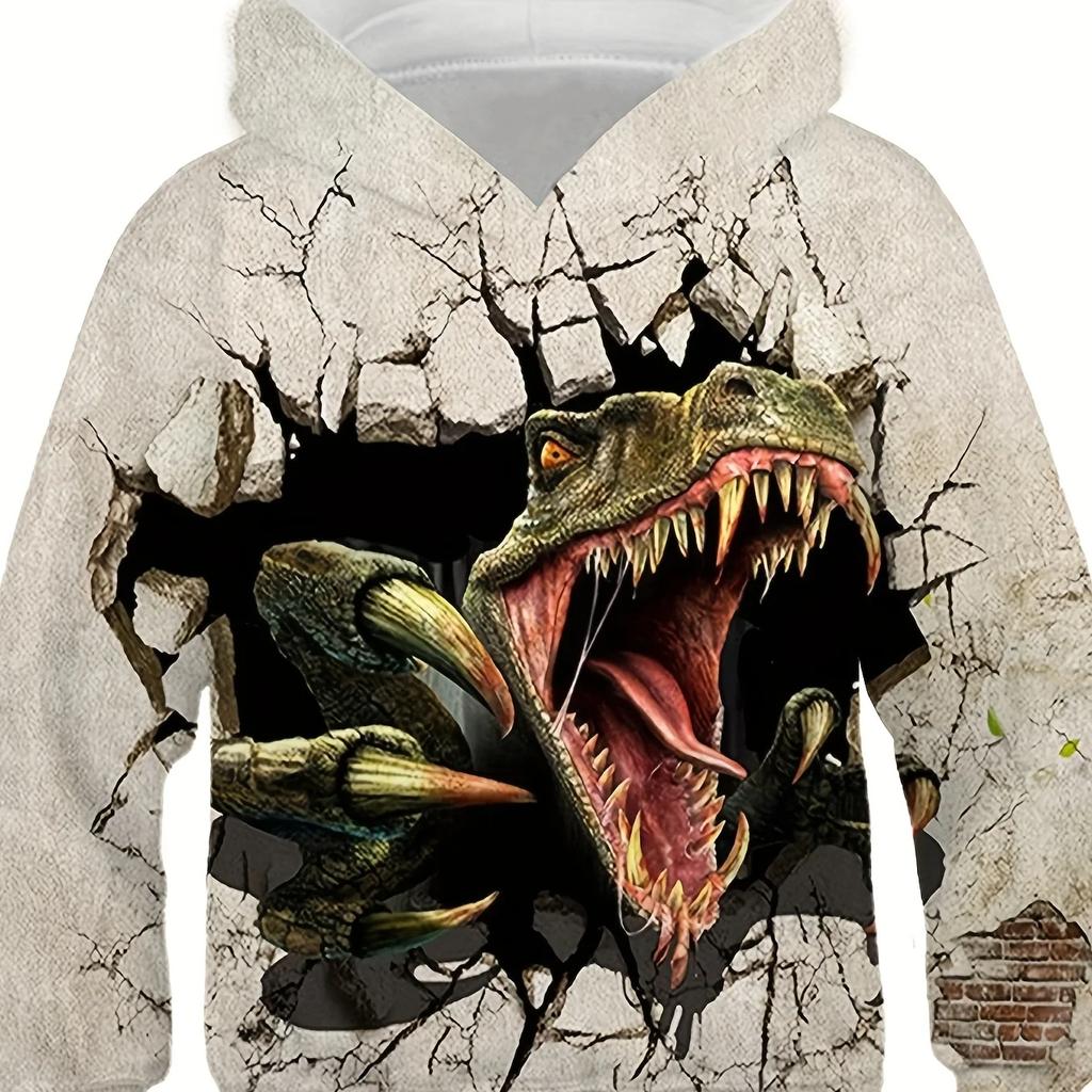 Модный геймпад с цветными блоками, милая и уютная толстовка с 3d принтом для мальчиков, теплая и стильная детская пуловер с капюшоном, топы, одежда