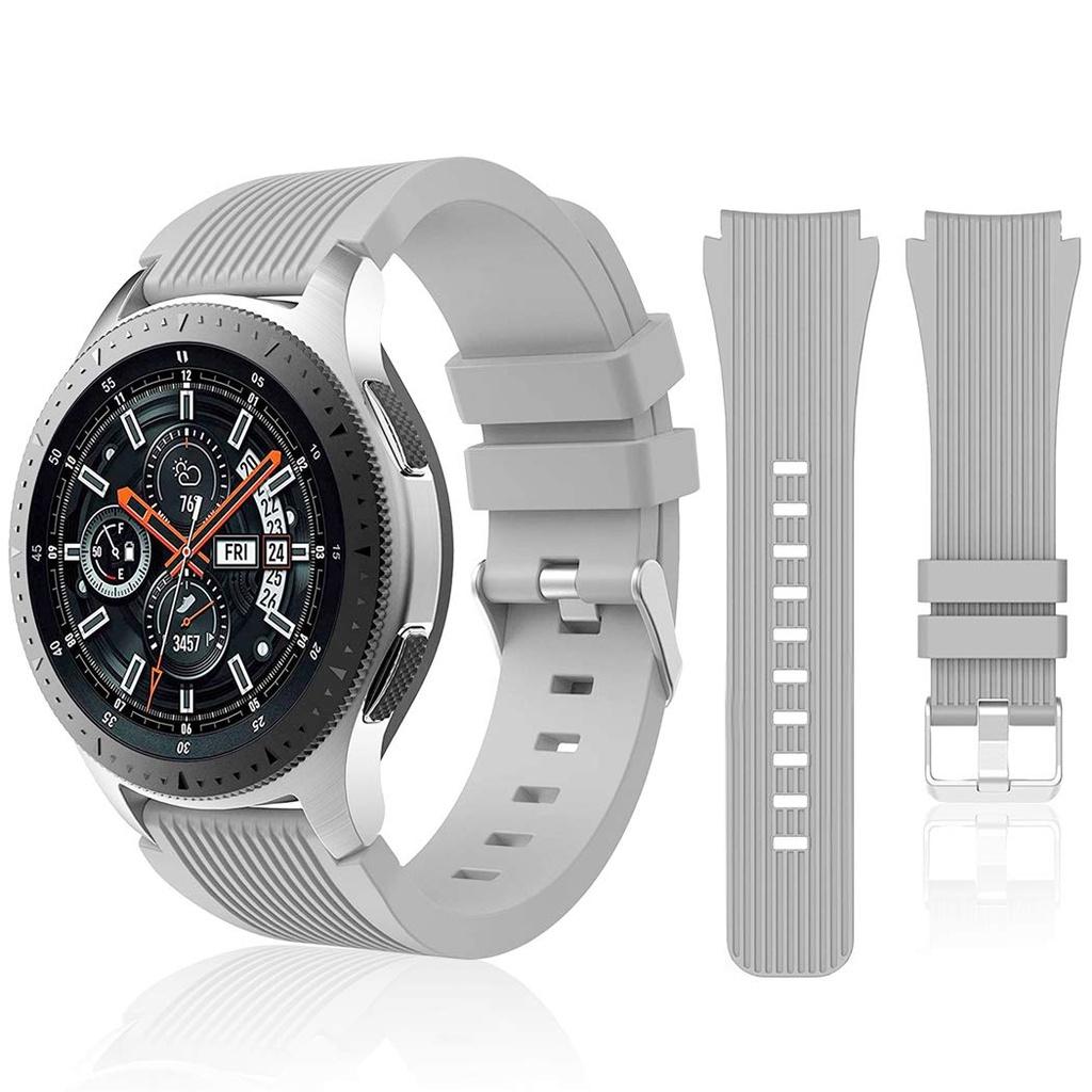 22мм 20мм Силиконовый ремешок для Samsung Galaxy Watch 3 45мм/ GT2 46мм/Gear S3 Браслет для Amazfit Balance GTR 47мм Ремешок