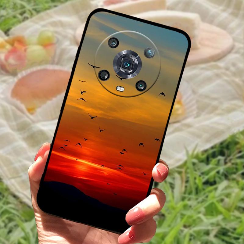 Чехол для Honor Magic 6 4 Lite 5G Модный ударопрочный силиконовый чехол для телефона Для Honor Magic 4 Pro 5G Honor X9B 5G Защитный Fundas