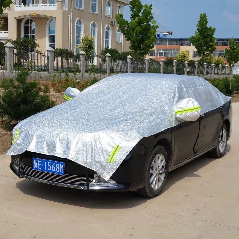 Утолщенный получехол для автомобиля: Защита от солнца, дождя и снега с теплоизоляцией