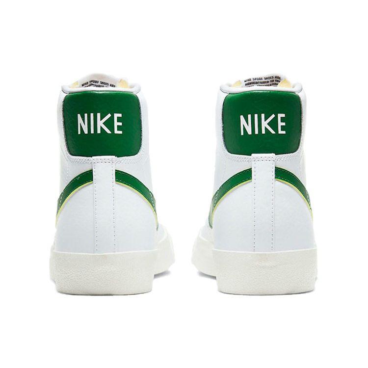 Nike Blazer Mid 77 Vintage White Pine Green Кроссовки унисекс Парусный черный BQ6806-115