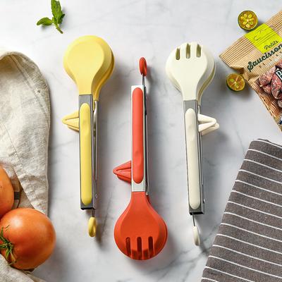 1 шт., силиконовый зажим для пищевой посуды с круглой головкой, кухонный зажим с держателем, зажим для стейка, зажим для мяса, зажим для барбекю