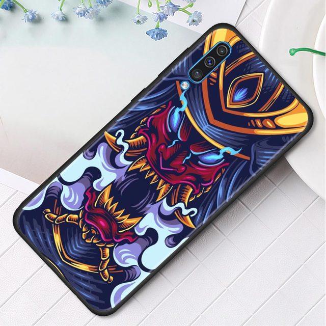 Силиконовый чехол для телефона Samsung Galaxy A50 A70 A10 A20e A30 A40 A20s A10s A10e A80 A90 A60 A30s, чехол самурай