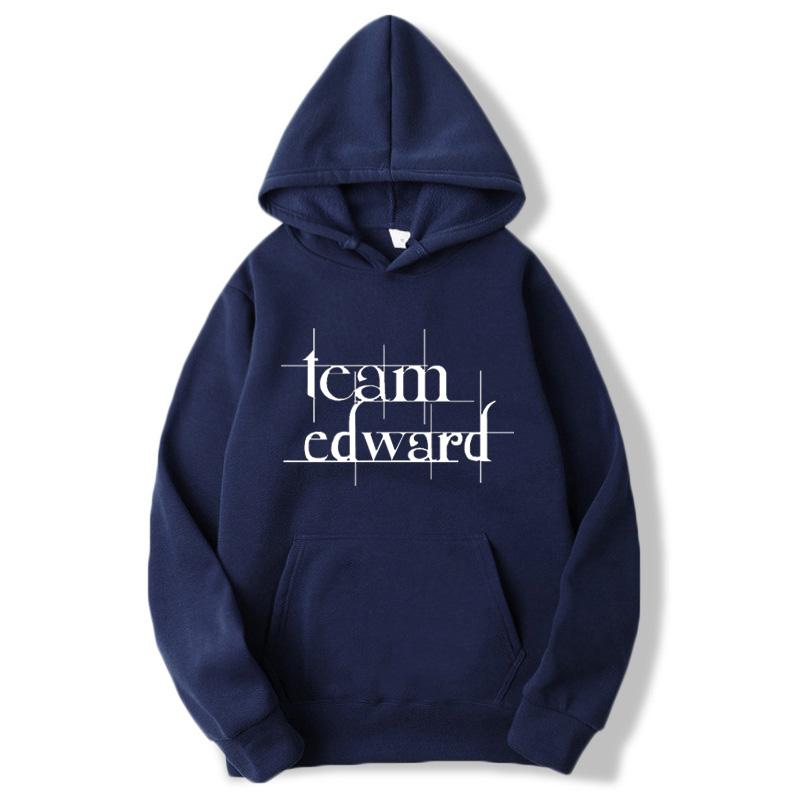 Толстовки с капюшоном «Команда «Сумерки» Эдварда», модная уличная одежда унисекс, пуловер унисекс «Сумерки сага», осень-зима, флисовые толстовки с капюшоном