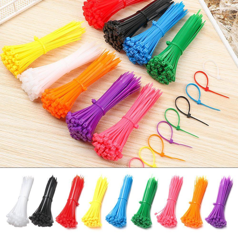 3x100mm Hand Tool Cord Strap Line Finishing Bundled Nylon Wire Zip Cable Ties