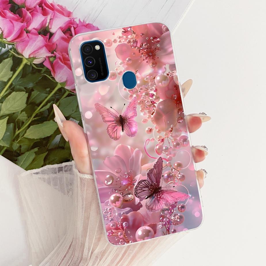 Чехол для Samsung Galaxy M21 SM-M215F Новый модный расписной чехол Мягкий силиконовый чехол для Samsung M21 2021 M 30 s Galaxy M30s Fundas