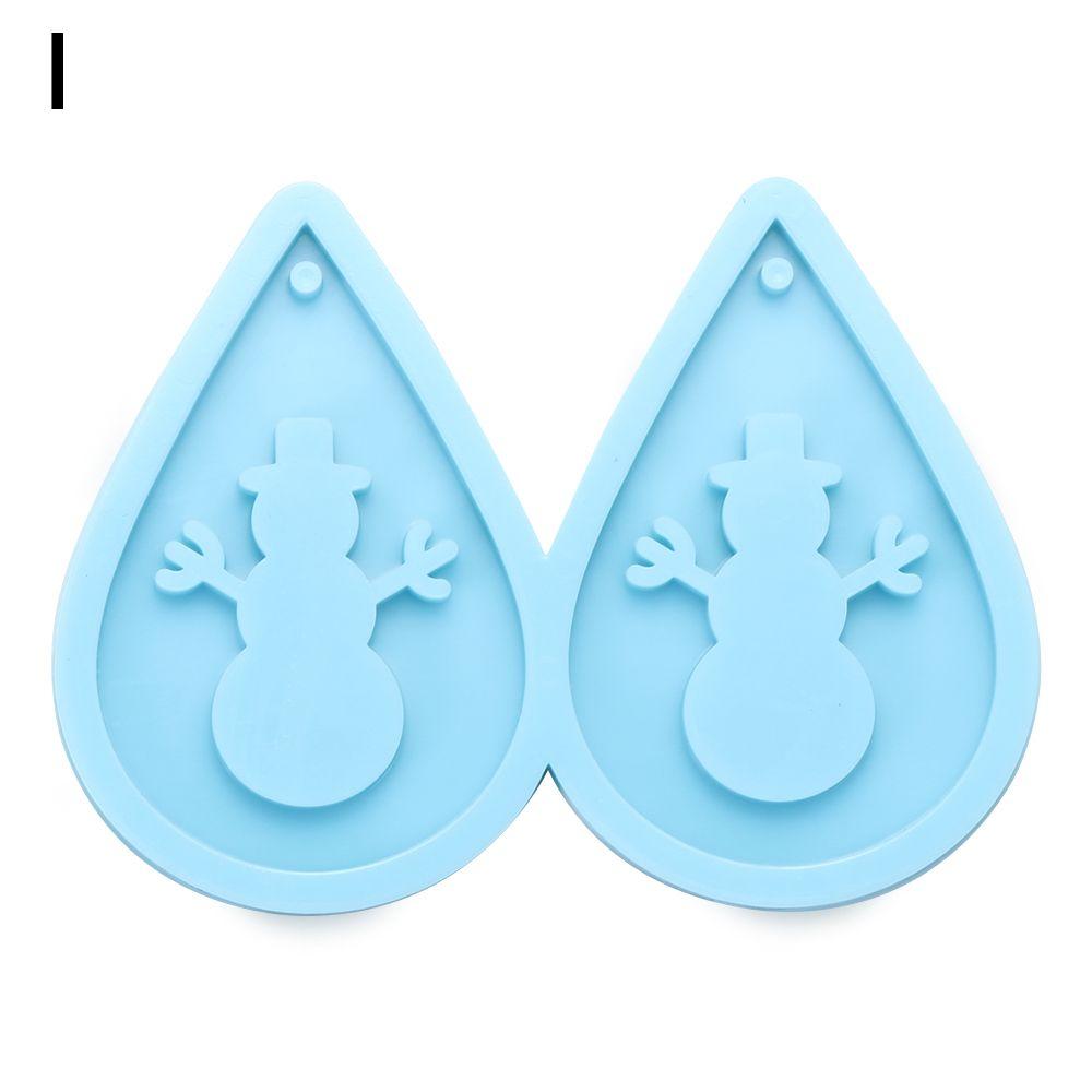Dangle Jewelry Making Tools Earrings Resin Mold Pendant Molds Merry Christmas Resin Silicone Mould
