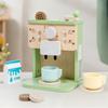 wooden Nordic Home Tea Set Coffee Machine Little Girl Afternoon Tea Kitchen Toys Children's Room Kindergarten Birthday Gift