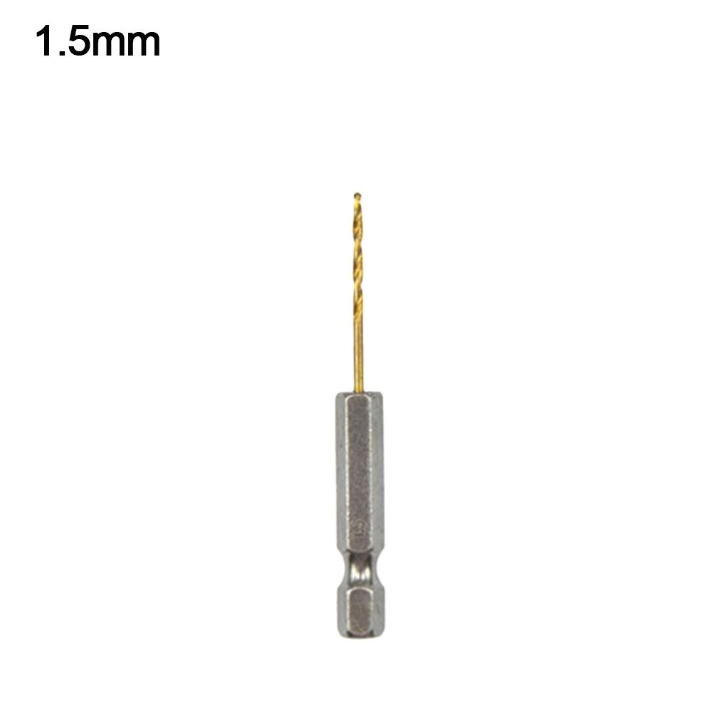 High Quality 1.5mm-10.0mm 1/4 Hex Shank High Speed Hexagonal Handle Twist Drill Drill Bit Set