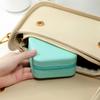 Mini Jewelry Storage Box Portable for Home and Travel Earrings Necklace and Ring Organizer PU Leather Display Case