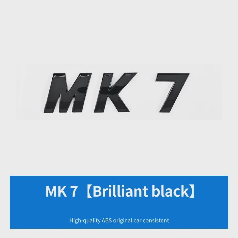 3D ABS буквы MK5 MK6 MK7 MK7.5 эмблема значок автомобиля наклейка для GO-LF автомобиля крыло багажник задняя наклейка