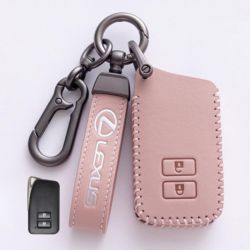 Leather Car Remote Key Cover Fob Case Holder Shell for Lexus NX 200 NX300H RX 350 450H ES 350 ES 300h Auto Keychain Accessories