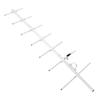 TWAYRDIO 7 Element Yagi Antenna 3 Split Type Foldable with U Type Bolt and MJ Type Connector High Gain High Gain for Transceiver and Radio Yagi