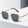 2025 Retro Square Steampunk Metal Sunglasses with Universal Fit