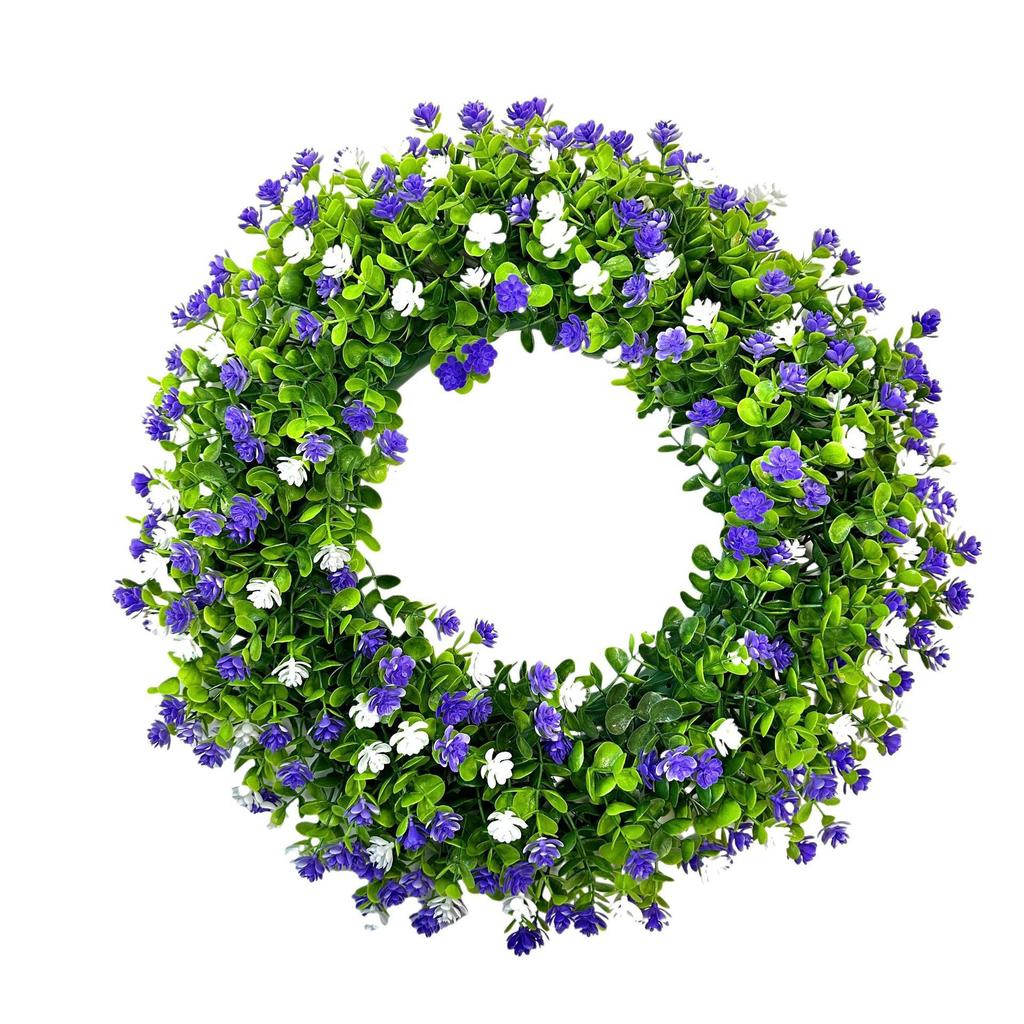 Eucalyptus Artificial Wreath 33cm Fake Flower New Simulation Flower Wreath Wedding Decor