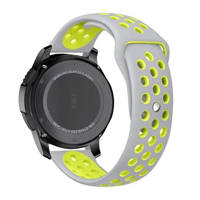 Силиконовый ремешок 20 мм 22 мм для Samsung Galaxy Watch 7 6 5 4 Classic 5pro/Gear S3 Браслет для Huawei Watch 4/3/GT5 4 2e 46 мм