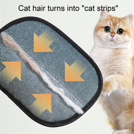 Перчатки для удаления шерсти домашних животных, многоразовые перчатки для ухода за кошками и собаками, электростатические двухсторонние средства для удаления шерсти домашних животных с мебели, диванов, ковров, автомобильных сидений