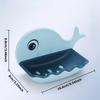 Мыльница в форме кита Слив Мыльница Контейнер для хранения губки Тарелка Поднос Аксессуары для ванной