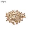 50pcs/bag New Dress Handmade Wooden Buttons Flower Pattern Sewing Scrapbooking