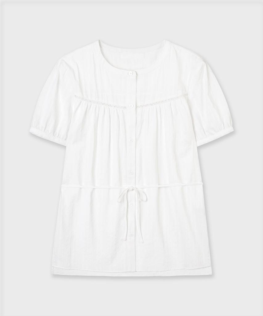 PLAC WOMEN Lace-Point Long Blouse 2 Colors