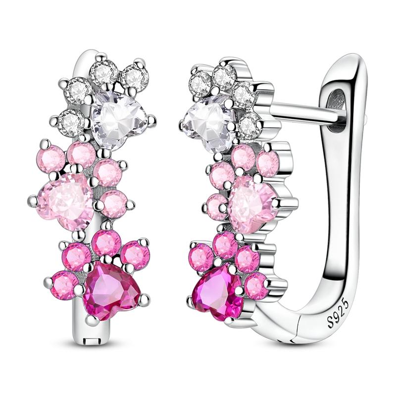 Медные серьги с цирконами, серьги-кольца с застежкой-когтем в виде бабочки для женщин, для помолвки, свадьбы, подарок на день рождения, ювелирные украшения для вечеринки