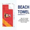 Bradford City FC Print Beach Towel, Large Soft Quick Dry Towel for Beach Camping Swimming