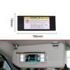 Car Front Sun Visor Vanity Mirror Cover Replacement for Citroen C4 C5 C6 Car Cosmetic Mirror Sunshade Mirror Cover 98177070