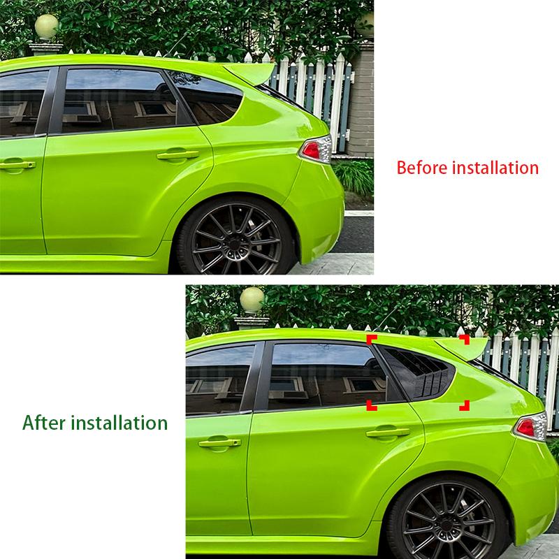 Для Subaru Impreza STI хэтчбек модели 2008-2014 года Треугольное окно жалюзи автомобильная наклейка трансграничная модификация Аксессуары