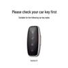 Denza D9 DM-i Key Case Cowhide Cover for 26 Models, Shell Buckle for N7 N8 Interior Modification