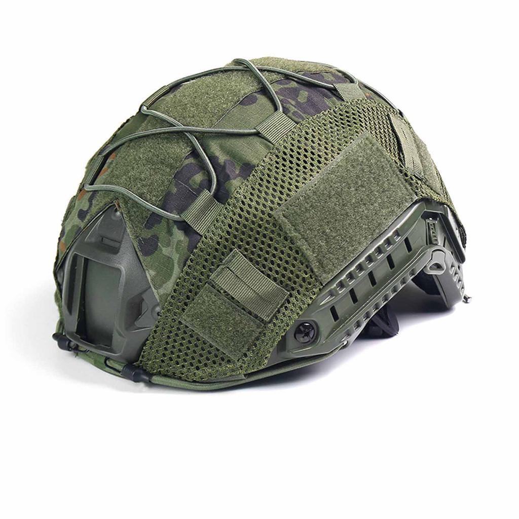 Camouflage Helmet Cover, Upgraded Outdoor Military Helmet Accessory, Hunting, Airsoft, Paintball Helmet Protective Gear