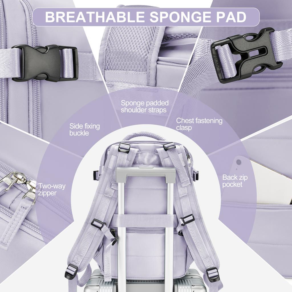 Дорожный рюкзак для ручной клади в самолет для женщин и мужчин, ручная кладь Ryanair 40x20x25, дорожная сумка для коротких поездок, для отдыха, рюкзак для ноутбука, багаж