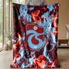 Trabzonspor FC Soft Flannel Fleece Blanket Lightweight Cozy Warm Throw Blanket For Sofa Bed Home Decor