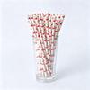 Biodegradable Fruit Print Paper Straws for Parties and Cocktails