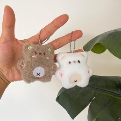 Брелок-ключница Poggle Angjeung Bear Плюшевый мишка Кукла Декорация для сумки Брелок
