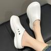 Тапочки женские 2025 новые нескользящие и дезодорирующие медицинские медсестры специальные eva операционные отверстия обувь для летней носки