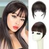 Synthetic Short Straight Hair Bangs Wig Forehead Hair Band Bangs Filler Hair For Women Daily Easy To Wear