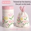 Lavender Scented Drawstring Trash Bags - Thickened Large Size, Multipurpose Disposable Bags for Kitchen, Bathroom, Bedroom, Toilet  Tear-Resistant