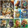 5D Diamond Mosaic Owl Needlework DIY Full Diamond Embroidery Animal Picture of Rhinestones Home Decor