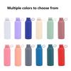 Stainless Steel USA Style Small Mouth Bottle Outdoor Sports Portable Thermos Cup Lifting Ring Water Bottle