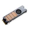 Вентилятор Радиатор для SSD Профессиональное Управление Температурой Металлический PWM Охлаждающий Вентилятор Радиатор для Жесткого Диска Термопрокладка для M.2 SSD
