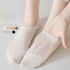 5 Pairs of Female Summer Cotton Ultra Thin Breathable Can Not Fall Off with Anti Odor Sweat Absorption Mesh Invisible Socks