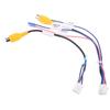 1PC RCA Reversing Rear View Cable Adaptor For Car Stereo Radio DVD Radio Monitor Cable Connector 10Pin Rear View Backup Camera