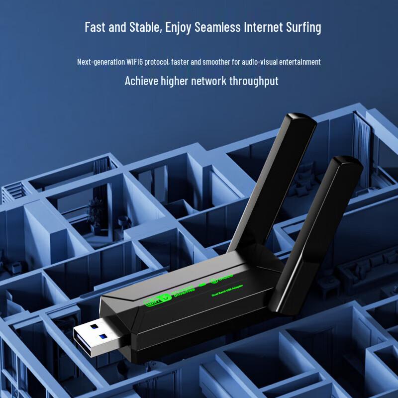 BIAZE WiFi 6 & Bluetooth 5.4 USB Wireless Adapter (CN version)
