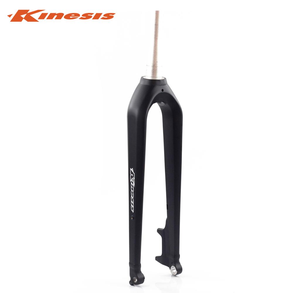 Kinesis 27.5" 650B 29er Алюминиевая MTB Вилка Boost Жесткая Коническая 1/8" - 1 1/2" Дисковый Тормоз 110мм x 15мм Сквозная Ось