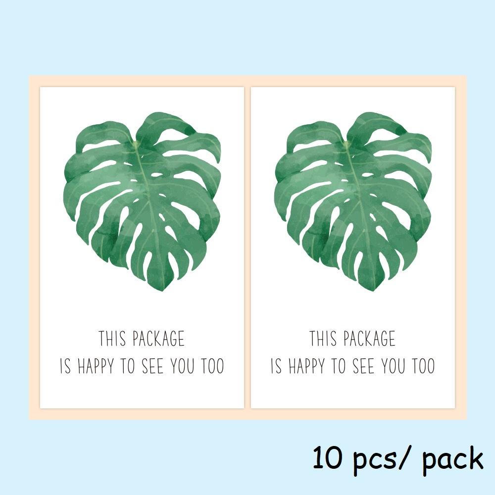 10-50Pcs/Pack This Package Is Happy To See You Too Stickers Seal Labels For Small Business Package Decor Thank You Stickers