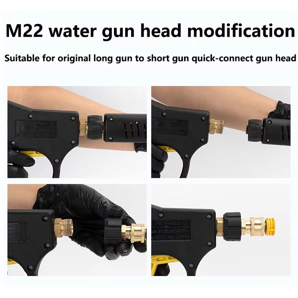 1 шт. Быстроразъемное соединение M22-14 мм/15 мм на 3/8 и 1/4 дюйма для распылителя, садовый аксессуар