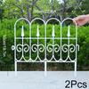 2 шт. Ограждение Барьер Ржавчиноустойчивый Ландшафтный Декоративный Защита от Животных Пластиковый Гибкий Домашний Двор Декор Садовое Окантовочное Ограждение