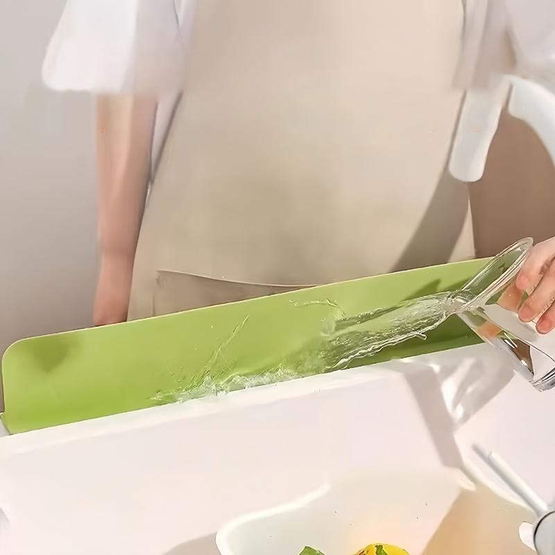 1 шт. Силиконовый брызговик для раковины с присоской, брызгозащитный барьер для кухонной раковины, водонепроницаемая доска-стопор для брызг